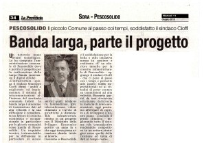 banda larga parte il progetto