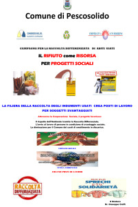 Campagna raccolta differenziata di abiti usati