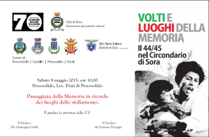 MANIFESTO VOLTI E LUOGHI DELLA MEMORIA