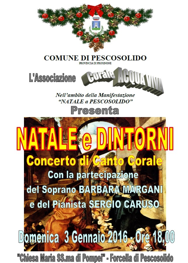 Concerto di canto corale 2016